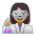 Woman Scientist: Medium Skin Tone