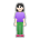 Woman Standing: Light Skin Tone