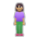 Woman Standing: Medium Skin Tone