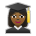 Woman Student: Medium-Dark Skin Tone