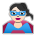 Woman Superhero: Light Skin Tone
