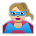 Woman Superhero: Medium-Light Skin Tone