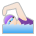 Woman Swimming: Light Skin Tone