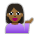 Woman Tipping Hand: Medium-Dark Skin Tone