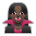 Woman Vampire: Dark Skin Tone