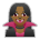 Woman Vampire: Medium-Dark Skin Tone