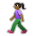 Woman Walking: Medium-Dark Skin Tone
