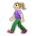 Woman Walking: Medium-Light Skin Tone