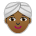 Woman Wearing Turban: Medium-Dark Skin Tone