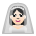 Woman with Veil: Light Skin Tone