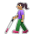 Woman with White Cane: Medium Skin Tone