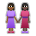 Women Holding Hands: Medium-Dark Skin Tone, Dark Skin Tone