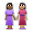 Women Holding Hands: Medium-Dark Skin Tone, Medium Skin Tone
