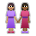 Women Holding Hands: Medium Skin Tone, Medium-Dark Skin Tone