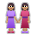 Women Holding Hands: Medium Skin Tone