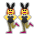 Women with Bunny Ears