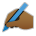 Writing Hand: Medium-Dark Skin Tone
