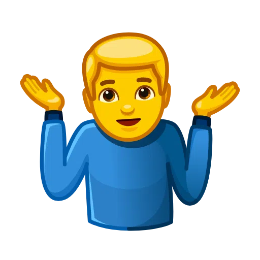 男生耸肩