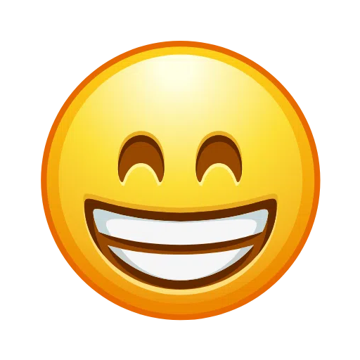 Rosto Contente Com Olhos Sorridentes