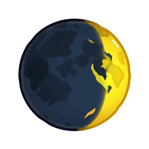 Lua Crescente Côncava