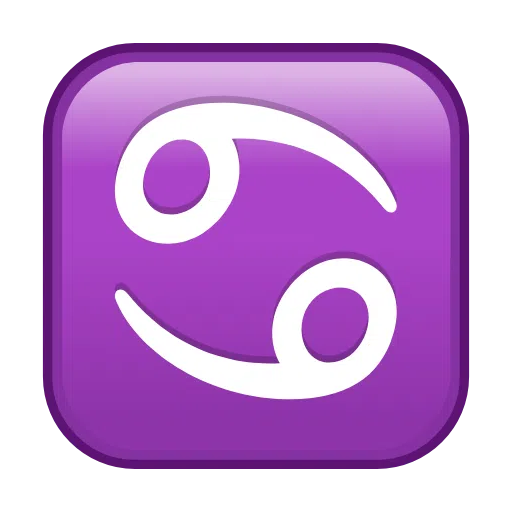 Знак зодиака Рак для Telegram Telemoji (November 2023)