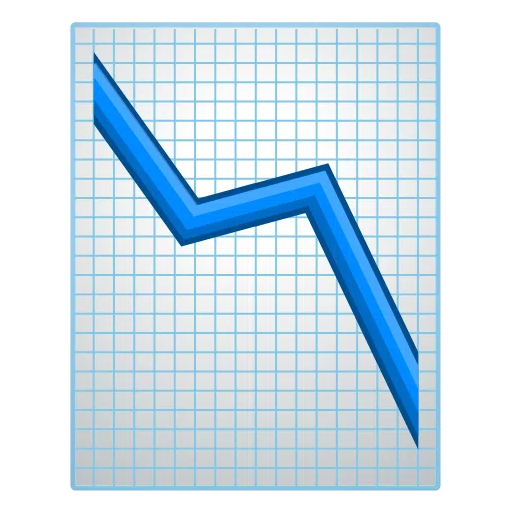 Диаграмма падения для Telegram Telemoji (November 2023)