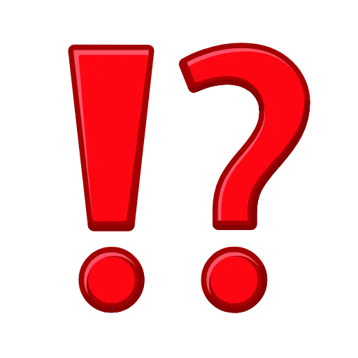 Восклицательный и вопросительный знаки для Telegram Telemoji (November 2023)