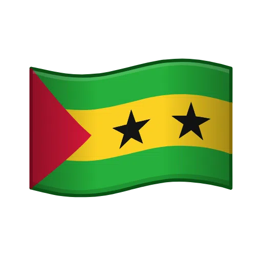 Флаг: Сан-Томе и Принсипи для Telegram Telemoji (November 2023)
