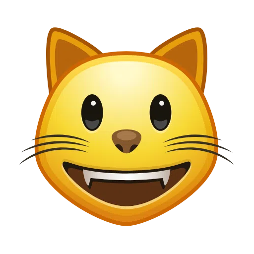 Улыбающийся кот для Telegram Telemoji (November 2023)