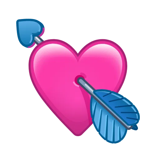 Сердце, пронзенное стрелой для Telegram Telemoji (November 2023)