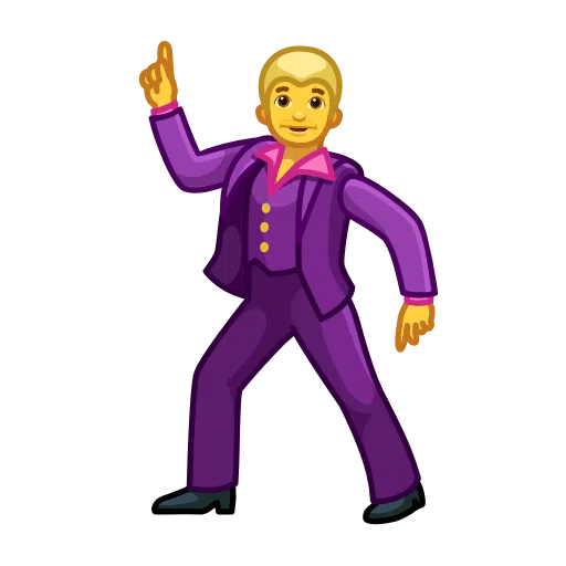 Танцующий мужчина для Telegram Telemoji (November 2023)