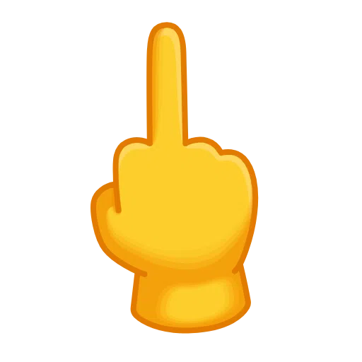 Средний палец для Telegram Telemoji (November 2023)