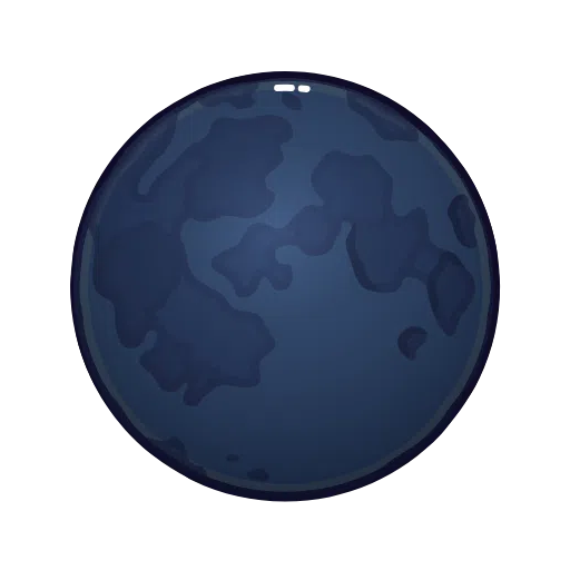 Новолуние для Telegram Telemoji (November 2023)