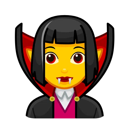 Женщина-вампир для Telegram Telemoji (November 2023)