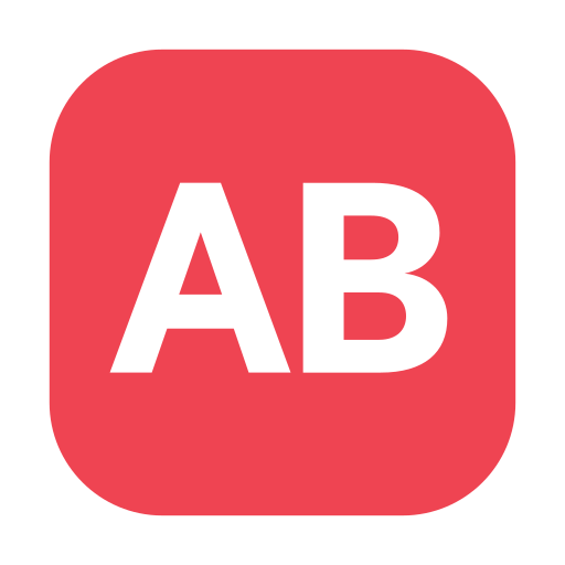 AB Button (Blood Type) AB Button (Blood Type)