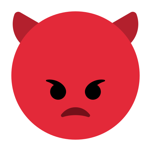 Angry Face with Horns