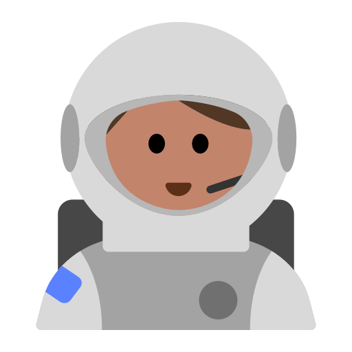 Astronaut: Medium Skin Tone