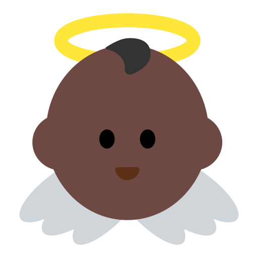 Baby Angel: Dark Skin Tone