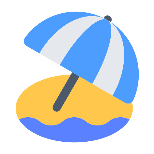 Beach with Umbrella Beach with Umbrella