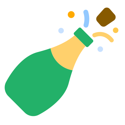 Bottle with Popping Cork Bottle with Popping Cork