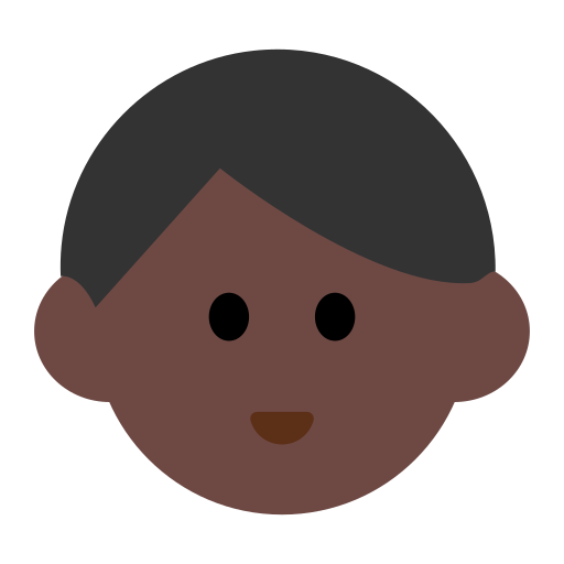 Boy: Dark Skin Tone