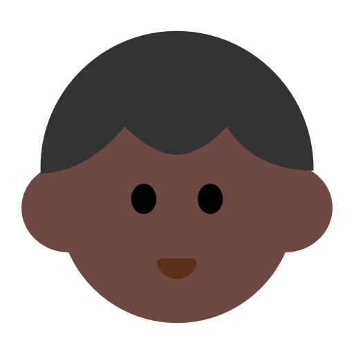 Child: Dark Skin Tone