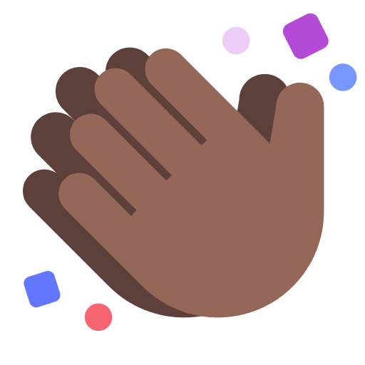 Clapping Hands: Medium-Dark Skin Tone