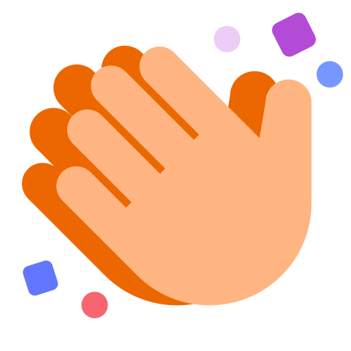 Clapping Hands: Medium-Light Skin Tone