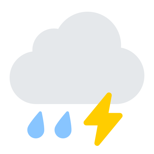 Cloud with Lightning and Rain Cloud with Lightning and Rain