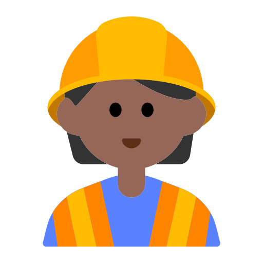 Construction Worker: Medium-Dark Skin Tone