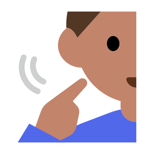 Deaf Man: Medium Skin Tone