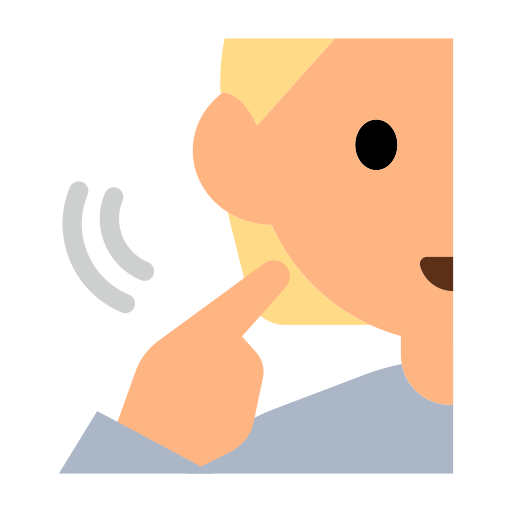 Deaf Person: Medium-Light Skin Tone