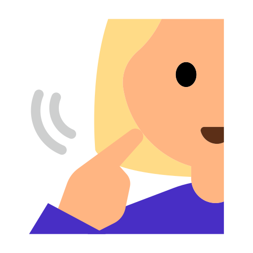 Deaf Woman: Medium-Light Skin Tone