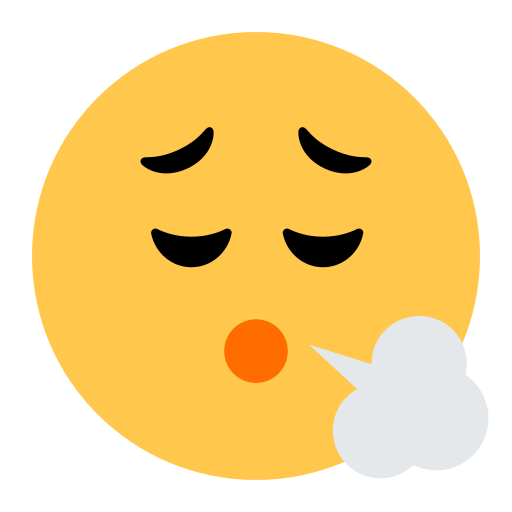 Face Exhaling